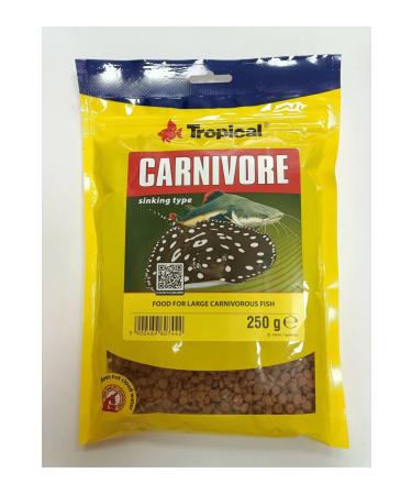 Tropical Carnivore Aquarium Fish Food 250 gr (ORIGINAL PACKAGE)