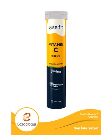 Selfit Vitamin C 1000 Mg 20 Effervescent Tablets
