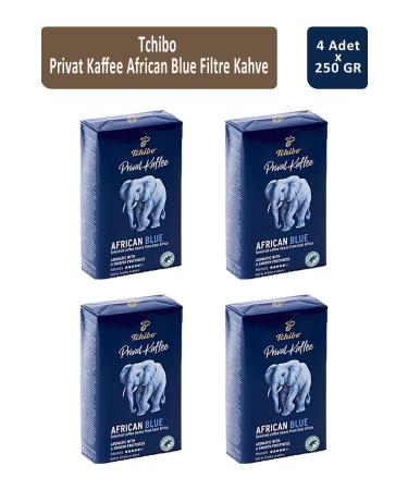 Tchibo Privat African Blue Filter Coffee 250 gr x 4 Pieces