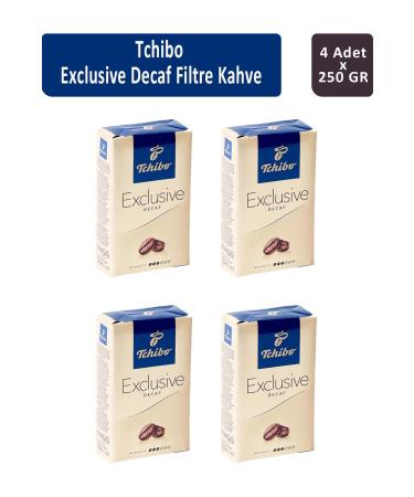 Tchibo Exclusive Decaf Filter Coffee 250 gr x 4 Pieces