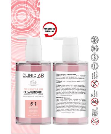 Cliniclab Dry and Sensitive Skin Cleansing Gel 200 ml - Buy Online on GoSupps.com