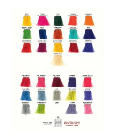 jeans color Ammonia Free Fantastic Yellow Hair Dye 250 Ml x2 Pieces Odorless Water Based Fantastic Yellow Hair Dye - Buy Online on GoSupps.com