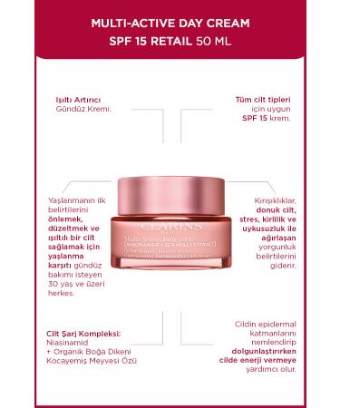 Clarins Multi-active Day Cream Spf 15 50ml - Day Cream Spf 15