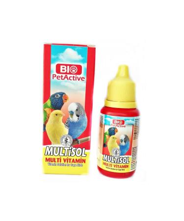 Bio PetActive Cage Birds Canary Budgie Parrot Bird Vitamin 4-Piece Care Set - Buy Online on GoSupps.com