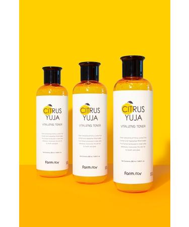 Farmstay Revitalizing and Brightening Toner with Vitamin C 280 ml - Buy Online on GoSupps.com