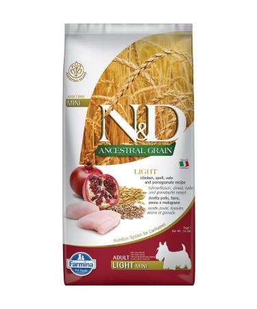 N & D Low Grain Light Chicken & Pomegranate Diet Dog Food 2.5 kg - Buy Online on GoSupps.com