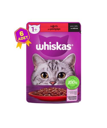 Whiskas Cattle Pouch Complete Canned Food for Kittens 6 X 85 Gr.