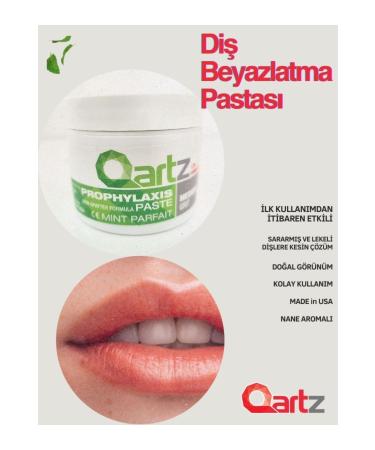 qartz Teeth Cleaning and Polishing Paste - Teeth Whitening Detergency Paste Mint 100 gr