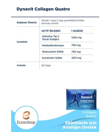 Dynavit Collagen Quatro 30 Sachet - Buy Online on GoSupps.com
