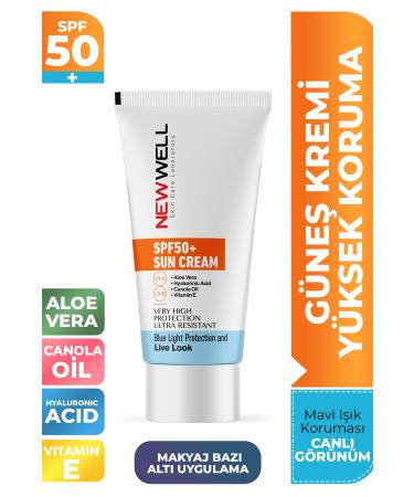 NAIVETY Sun Cream High Protection Spf 50+ (Aloe Vera)