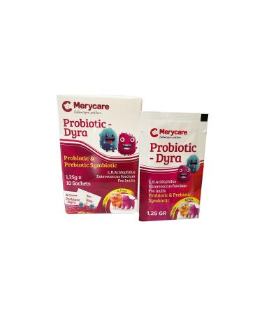 MERYCARE Probiotic Dyra Prebiotic Simbiotic for Cats and Dogs 10 Sa ex1 25gr - Buy Online on GoSupps.com