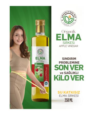 The essence of Anatolia organic production Organic Apple Cider Vinegar (WATERLESS)''250ml'' - Buy Online on GoSupps.com
