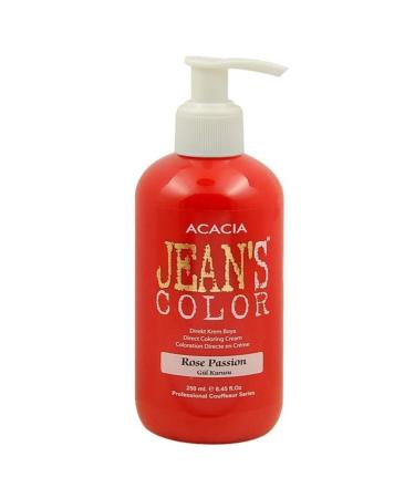 Acacia Jean's Color Rose Dusty 250ml. Rose Passion Ammonia-Free Balayage Color Hair Dye