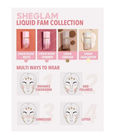 SHEGLAM COLOR BLOOM LIQUID BLUSH MATTE FINISH LOVE CAKE 5.2ML - Buy Online on GoSupps.com