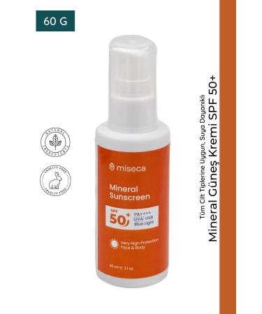 Miseca Mineral Sun Cream Spf 50 60 G