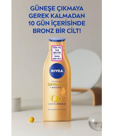 NIVEA 10 Days Q10 Firming and Gradual Tanning Body Lotion 2 X 200 Ml - Buy Online on GoSupps.com