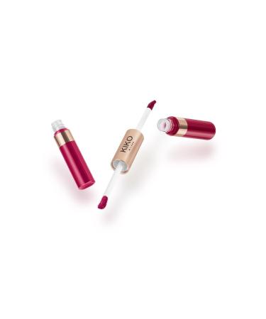 KIKO MATTE & SHINY DUO STAYLONG LIQUID LIP COLOR 07 DUAL SOUL LIPSTICK DEMBA4851