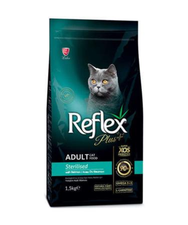 Reflex Plus Salmon Food for Sterilized Adult Cats 1.5 Kg