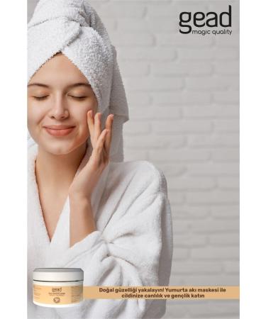 Gead Egg White Mask- Pore Tightening Egg White Mask- 100 Gr
