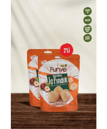FUNYE Roasted Hazelnuts - Doypack (150 GR) X 2 Pieces
