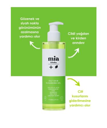 mia clinica Face Wash Gel for Oily and Imperfect Skin - Buy Online on GoSupps.com
