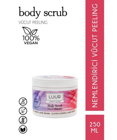 LUUR COSMETICS & MORE Body Peeling Moisturizing Purifying Regenerating 250 ml