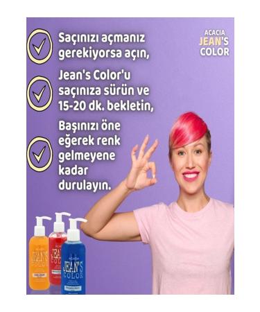 jeans color Ammonia Free Amethyst Colored Hair Dye 250 Ml x2 Pieces Odorless Water Based Amethyst Hair Dye - Buy Online on GoSupps.com