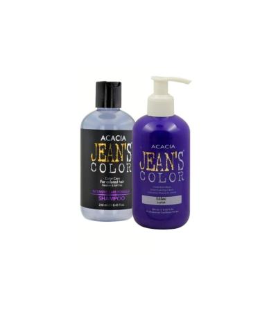 Acacia Jean's Color Lilac 250 Ml. Ammonia-Free Balayage Color Hair Dye Hair Dye Protection Shampoo.250ml.