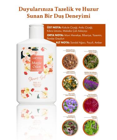 Lacinia SHOWER GEL - MAGIC ODOR 250 ML - Buy Online on GoSupps.com