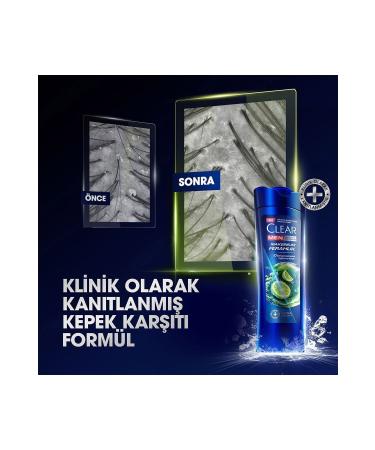 Clear Men Anti-Dandruff Shampoo Maximum Freshness 350 ml X3 - Buy Online on GoSupps.com