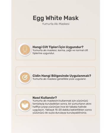 Gead 2 Pieces Egg White Mask-Pore Tightening Egg White Mask-200 gr - Buy Online on GoSupps.com