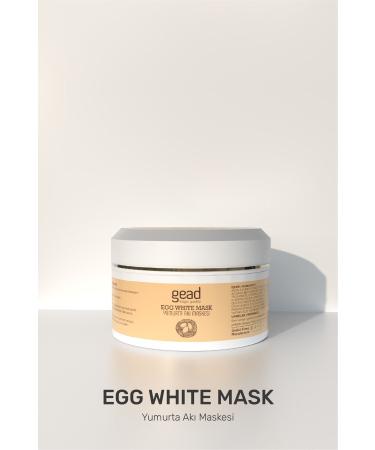 Gead 2 Pieces Egg White Mask-Pore Tightening Egg White Mask-200 gr - Buy Online on GoSupps.com