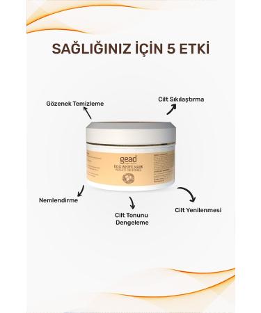 Gead 2 Pieces Egg White Mask-Pore Tightening Egg White Mask-200 gr - Buy Online on GoSupps.com
