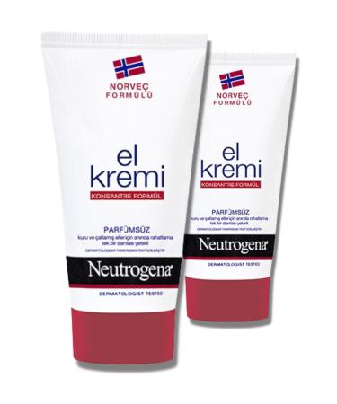 Neutrogena Norwegian Formula Hand Cream Unscented 75 Ml 2 Pieces