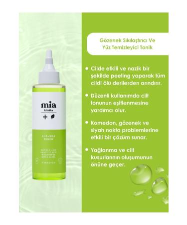 mia clinica Aha Bha Pore Tightening and Skin Cleansing Toner - Buy Online on GoSupps.com