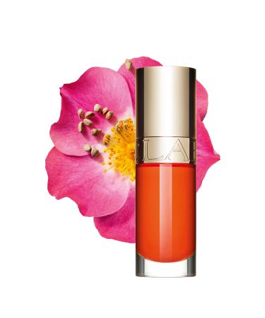 Clarins Lip Oil Power Of Colors 7ml - Fluorescent Orange - Buy Online on GoSupps.com