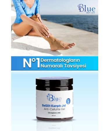 BLUE Skin Care Slimming-Firming-Fat Burning-Regional Slimming-Anti-Stretch and Cellulite Cream Gel 250 ML - Buy Online on GoSupps.com