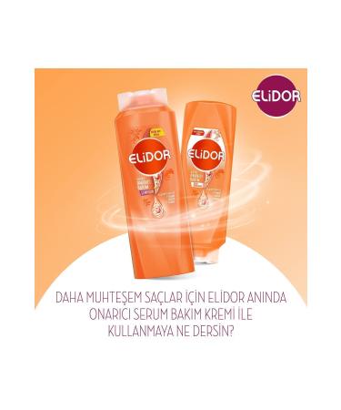 Elidor Superblend Hair Care Shampoo Instant Repair Care Vitamin C Keratin Ceramide 200 ml X4 - Buy Online on GoSupps.com