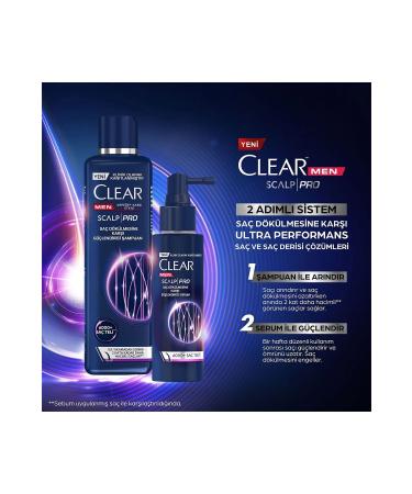 Clear Men Scalp Pro Strengthening Shampoo Effective Against Hair Loss and Dandruff 300 ml - Buy Online on GoSupps.com