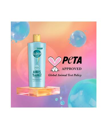 Elidor Collagen Blends Sulfate-Free Hair Care Shampoo Always Young Repairing and Anti-Fray 350 Ml - Buy Online on GoSupps.com
