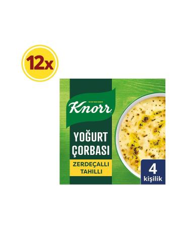Knorr Soup Turmeric Grain Yogurt Soup 70 gr 12 Pieces