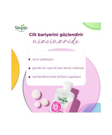 Simple Booster Serum B3 Niacinamide Vitamin Even Skin Tone and Appearance 30 ml - Buy Online on GoSupps.com