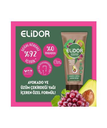 Elidor Nature's Energy Avocado and Grape Seed Oil Shampoo 400 ml Hair Care Conditioner 170 ml - Buy Online on GoSupps.com