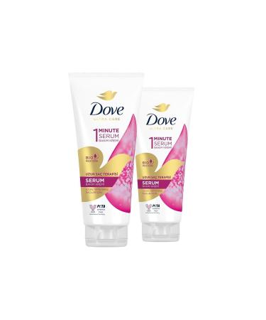 Dove Ultra Care 1 Minute Serum Hair Care Conditioner Long Hair Therapy 170 ml X2 - Buy Online on GoSupps.com