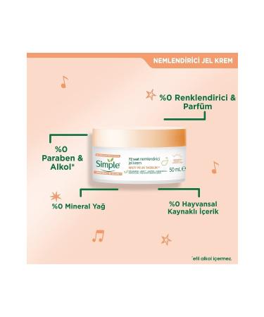 Simple Protect 'n' Glow 72 Hour Moisturizing Gel Cream For Skin That Has Lost Its Radiance 50 ml - Buy Online on GoSupps.com