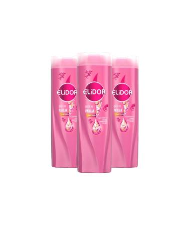 Elidor Superblend Hair Care Shampoo Strong And Shiny Vitamin E Macadamia Oil Collagen 325 Ml X3 - Buy Online on GoSupps.com