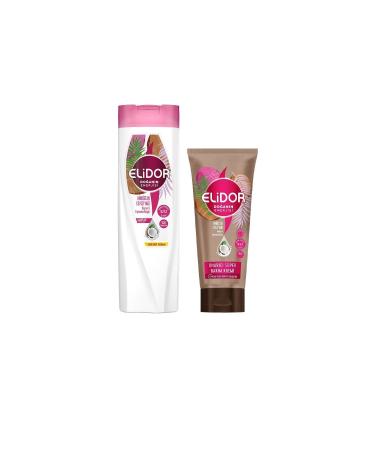 Elidor Nature's Energy Hair Care Shampoo Coconut Oil 400 ml Super Care Cream 170 ml - Buy Online on GoSupps.com