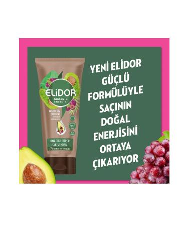 Elidor Nature's Energy Repairing Super Hair Care Cream Avocado Grape Seed Oil 170 ml X2 - Buy Online on GoSupps.com