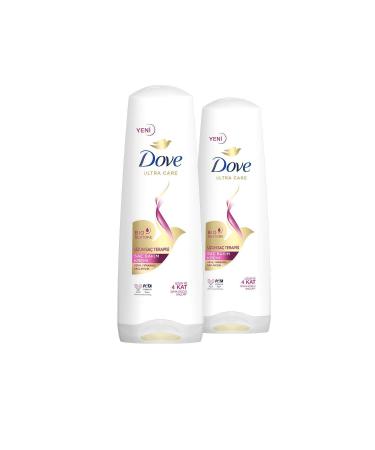 Dove Ultra Care Hair Care Conditioner Long Hair Therapy For Long Damaged Hair 350 ml X 2 Pieces - Buy Online on GoSupps.com
