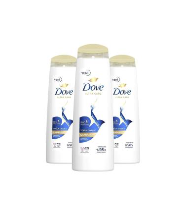 Dove Ultra Care Hair Care Shampoo Intensive Repair Damaged Hair 400 ml x3 + Comb - Buy Online on GoSupps.com